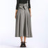 Long skirt A-line skirt - ROUTINE FASHION